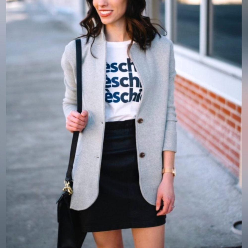 J Crew Cozy Knit Blazer